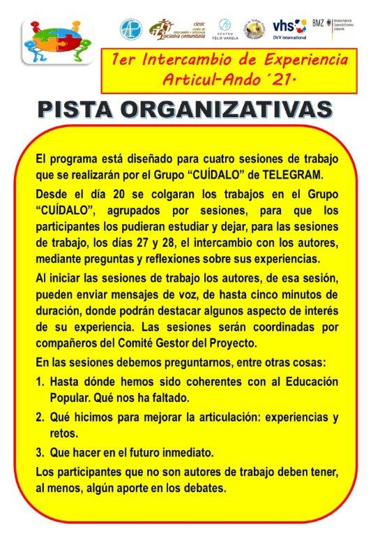 Participó la Sociedad Civil Patrimonio Comunidad y Medio Ambiente en el 1er intercambio de experiencias Articul-Ando-21.