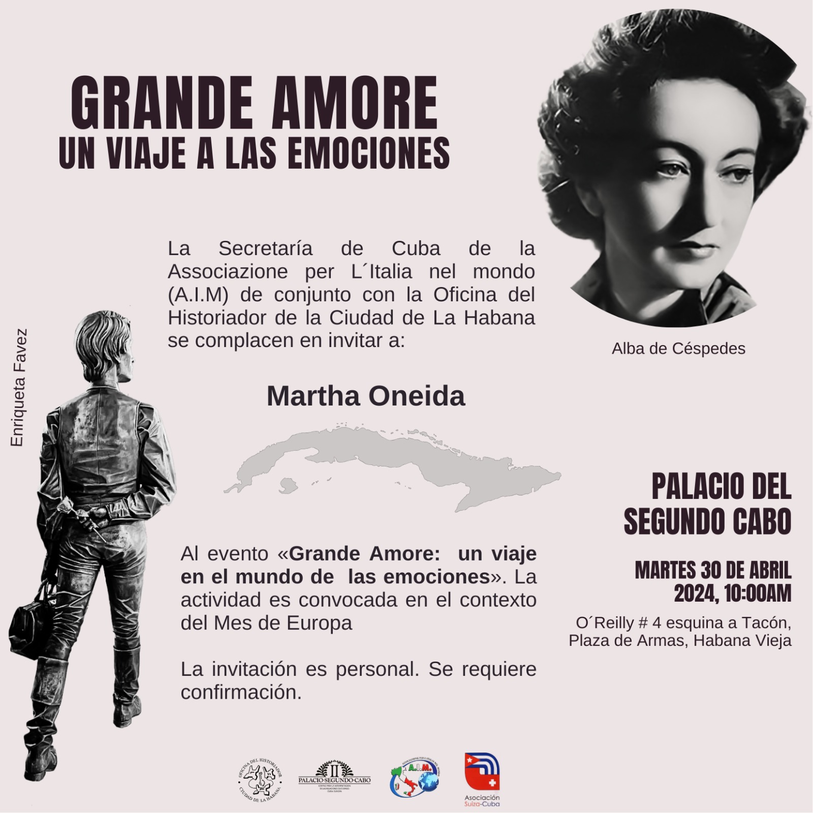 acto de presentación Grande Amore: un viaje a las emociones.